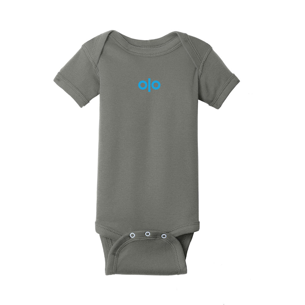 Infant Short Sleeve Baby Rib Bodysuit