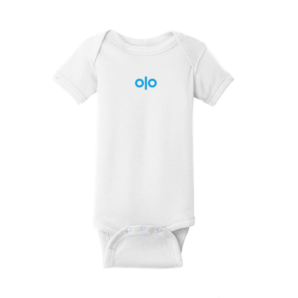 Infant Short Sleeve Baby Rib Bodysuit