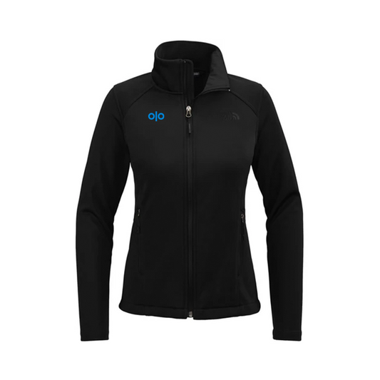 The North Face Ladies Chest Logo Ridgewall Soft Shell Jacket