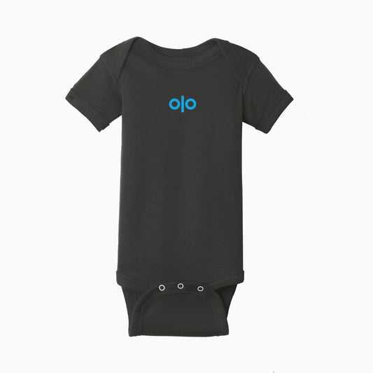Infant Short Sleeve Baby Rib Bodysuit